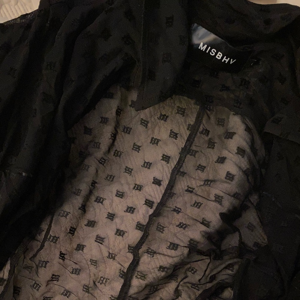 Misbhv 90s Button Up Mesh Long Sleeve - image 3